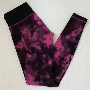 Lululemon Blooming Pixie Raspberry Leggings Size 6